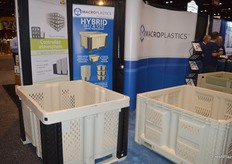 New 1012 bin from Macro Plastics. This size bin is often used in Latin America for pineapples and melons. The company also came out with a slightly larger version that is more common in the US.